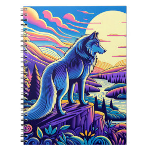 Carnet Loup Céleste