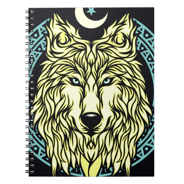 Carnet Loup celtique (Devant)