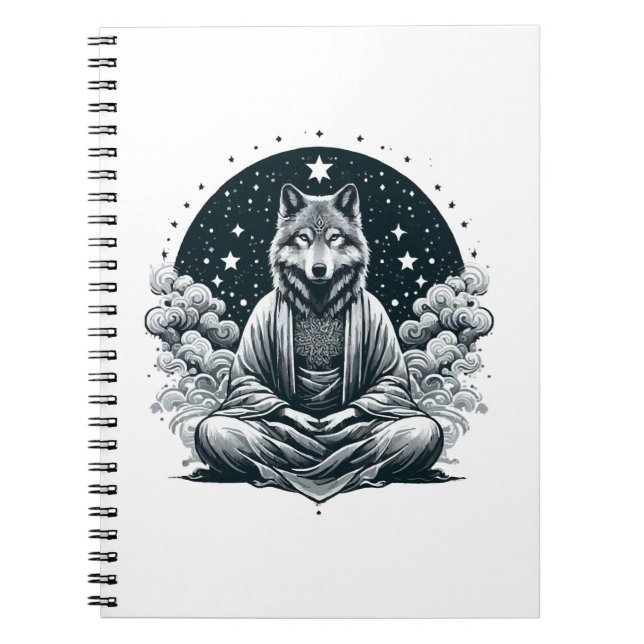 Carnet Loup conscient (Devant)