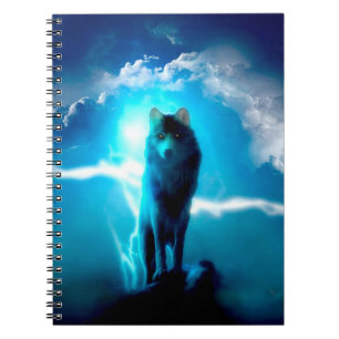 Carnet Loup dans l'orage