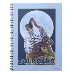 Carnet Loup gris Howling Colorado