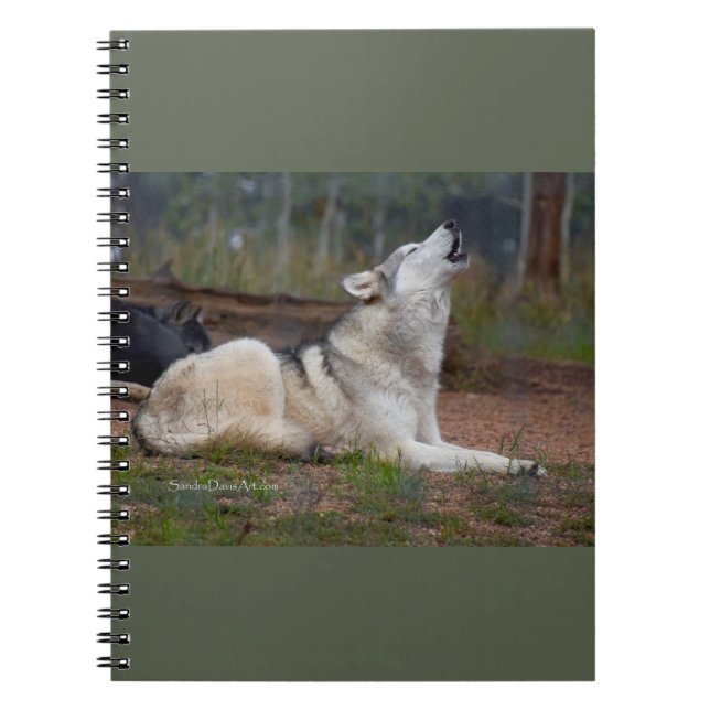 Carnet Loup Hurleur (Devant)
