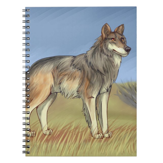 Carnet Loup mexicain (Devant)