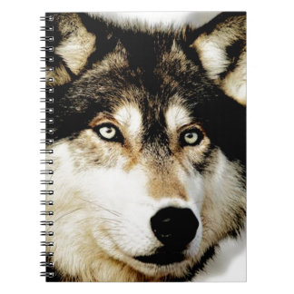 Carnet Loup motivationnel unique