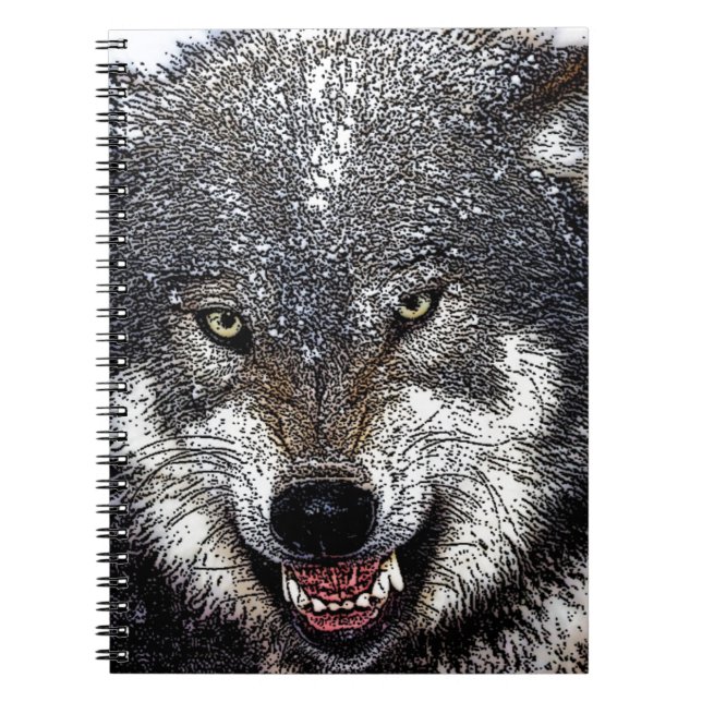 Carnet Loup sauvage (Devant)
