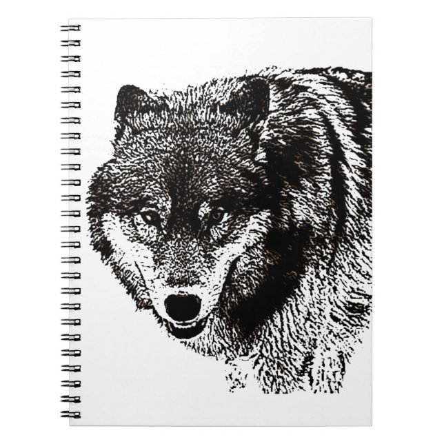 Carnet Loup sauvage (Devant)