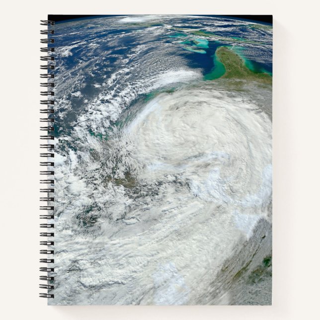 Carnet L'Ouragan Sandy Le Long De La Côte Est Des États-U (Devant)