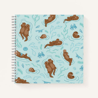 Carnet Loutre amusant clair