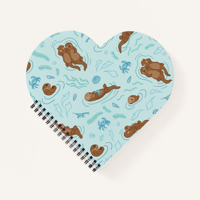 Carnet Loutre amusant clair (Devant)