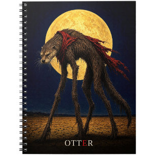 Carnet Loutre courte cape gothique surréaliste