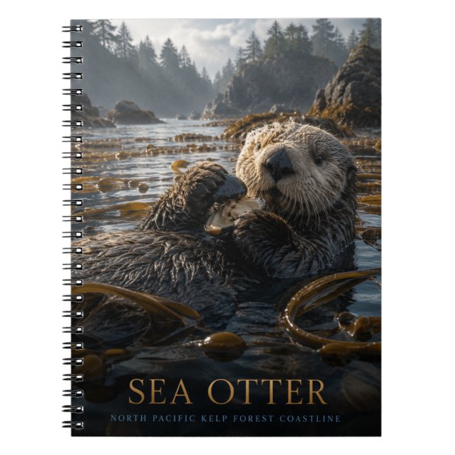 Carnet Loutre de mer Forêt de Kelp ANIMALS (Devant)