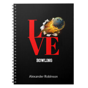 Carnet Love Bowling Sports personnalisés