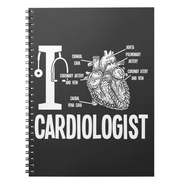 Carnet Love Cardiologiste Anatomie cardiaque Cardiologie  (Devant)
