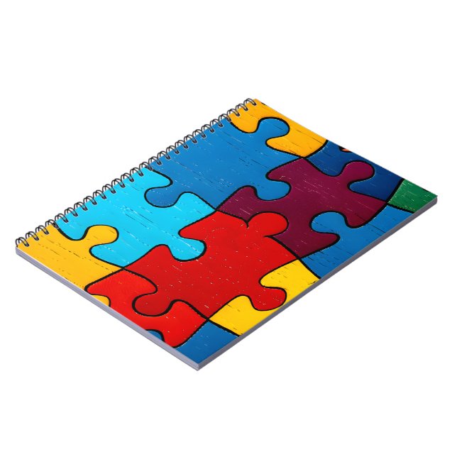 Carnet Love Heart Puzzle Sensibilisation sur l'autisme d' (Côté gauche)