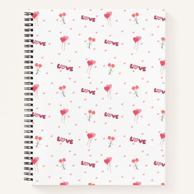 Carnet Love & Hearts (Devant)