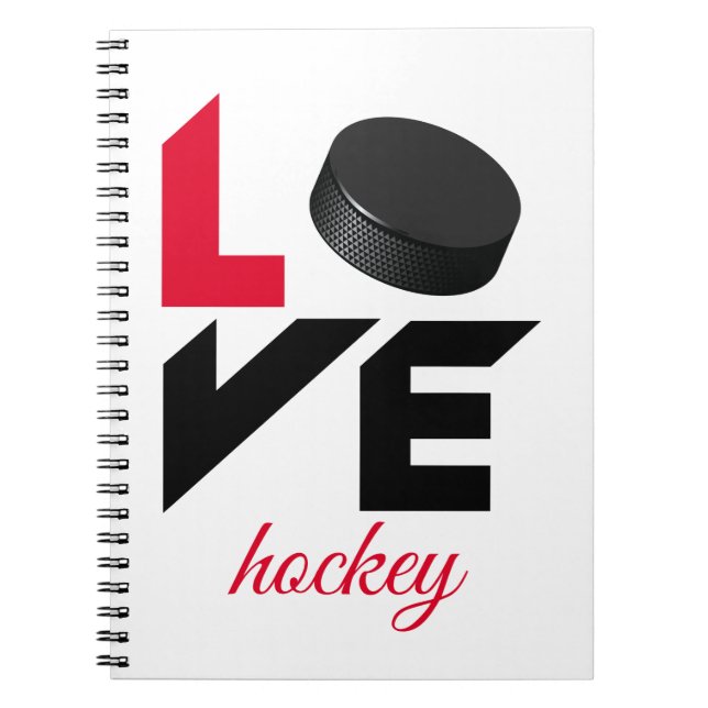 Carnet Love hockey (Devant)