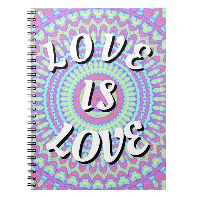 Carnet Love Is Love Fierté (Devant)