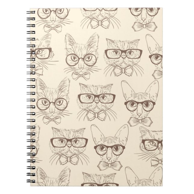 Carnet Love of Cats, eyes, glasses & ophthalmic science (Devant)