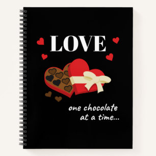 Carnet Love One Chocolate at a Time Drôle Citation