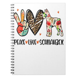 Carnet Love Schnauzer Funny Venin Dog