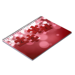 Carnet Love Script Puzzle Pièces