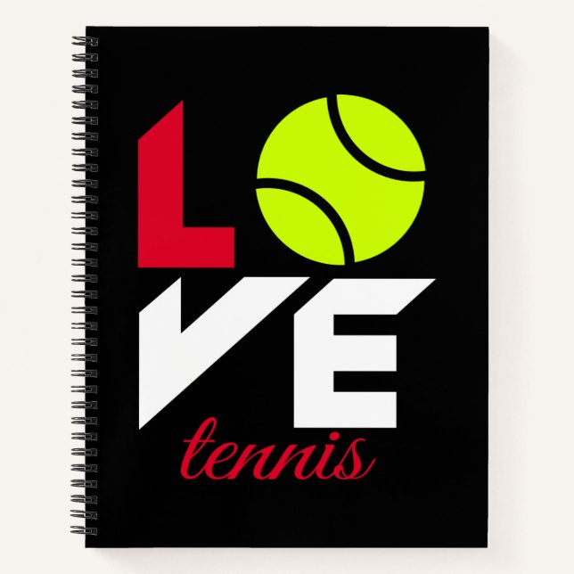 Carnet Love tennis (Devant)