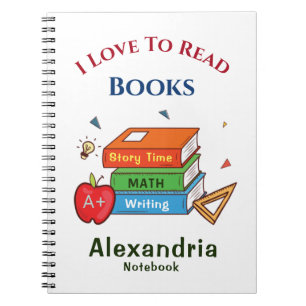 Carnet Love To Read Books Reader Lecture Personnaliser