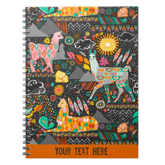 Carnet Lovely Llamas - Ordinateur portable personnalisé