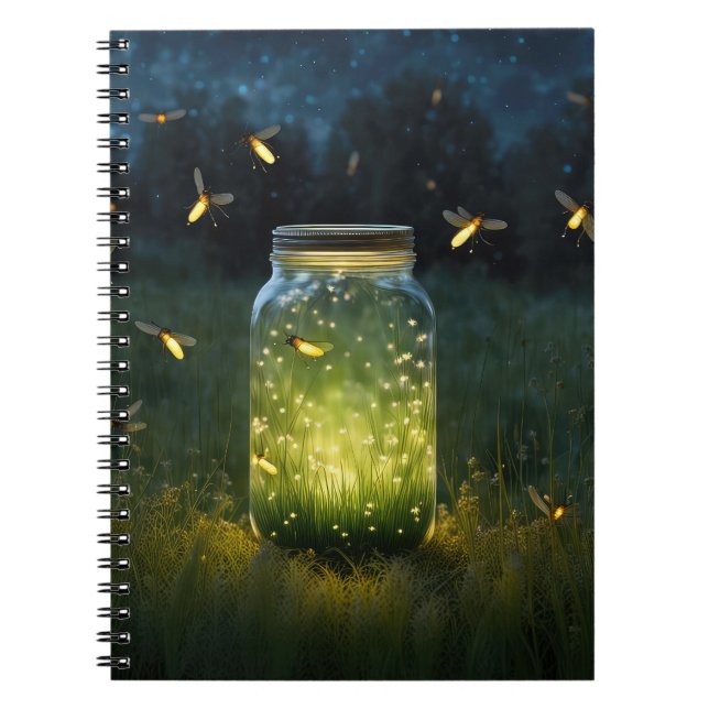 Carnet Lucifier Les lucioles Dans La Jarre De Verre (Devant)