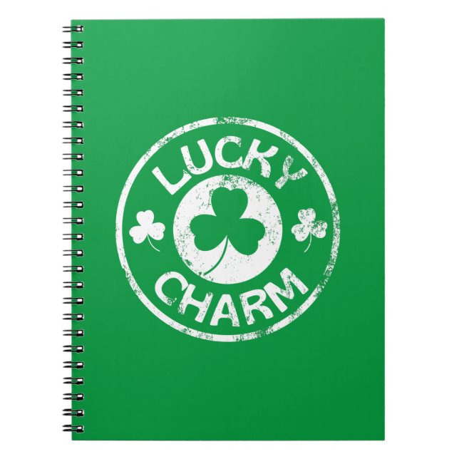 Carnet Lucky Charm Vintage St Patrick's Day (Devant)