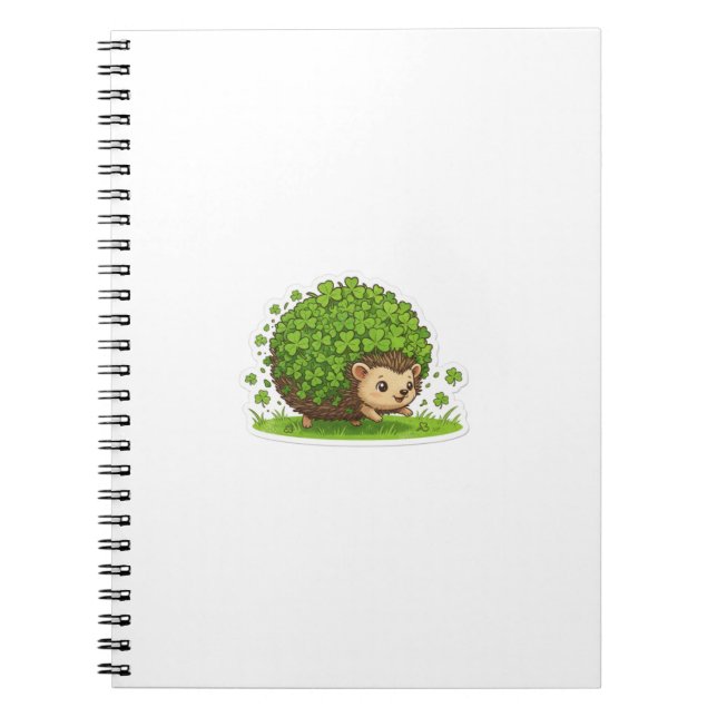 Carnet Lucky Hedgehog St.Patrick's Day (Devant)
