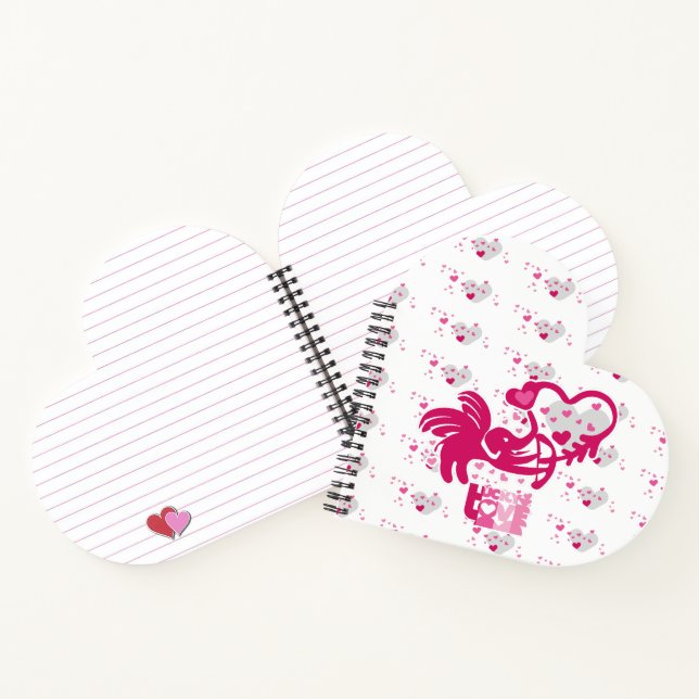 CARNET LUCKY LOVE ELEPHANT CUPID ELEPHANT BY MASANSER (Intérieur)