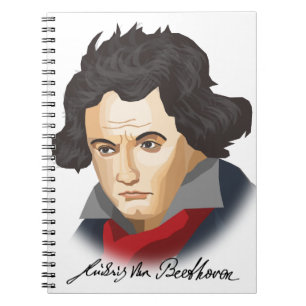 Carnet Ludwig van Beethoven im Cartoon