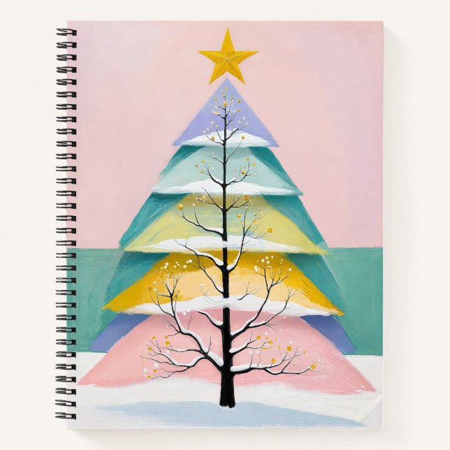 Carnet Lueur Pastel de l'Hiver (Devant)