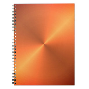 Carnet Lueur Rouille Orange