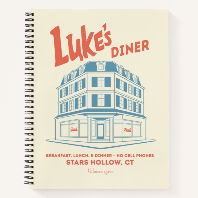 Carnet Luke’s Diner Stars Hollow Design (Devant)