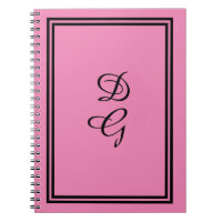 "Lulumama" Rose monogramme rose