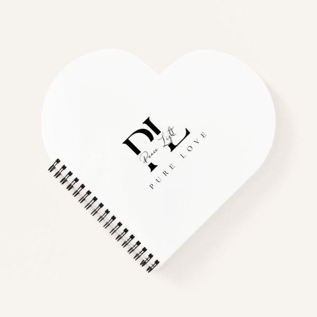 Carnet « Lumière de la paix – Logo Pure Amour » (Devant)