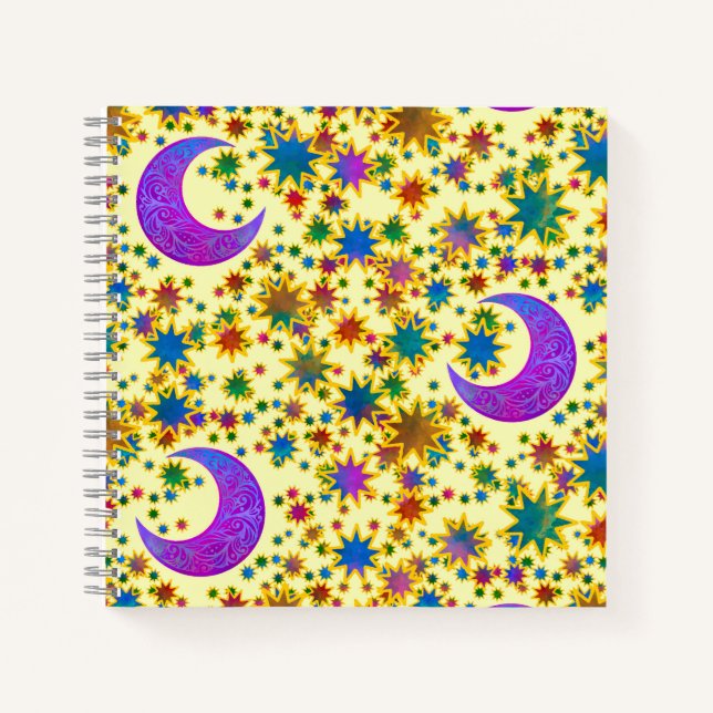 Carnet Lumière de l'âme de la lune mystique (Devant)