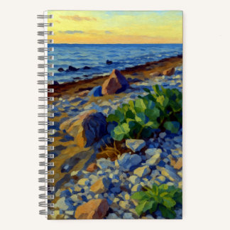 Carnet Lumière du soir sur la côte de Vormsi
