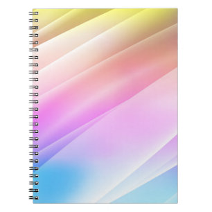 Carnet Lumière multicolore, couverture arc-en-ciel avec d