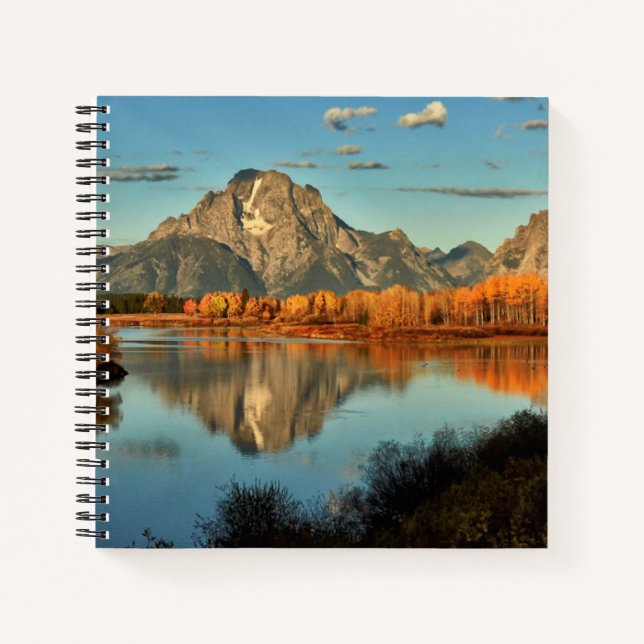 Carnet Lumière précoce dans le Wyoming à Oxbow Bend (Devant)