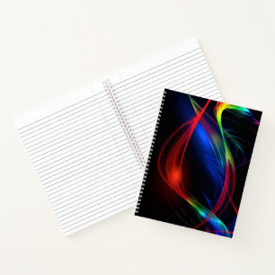 Carnet Lumières colorées Abstraites