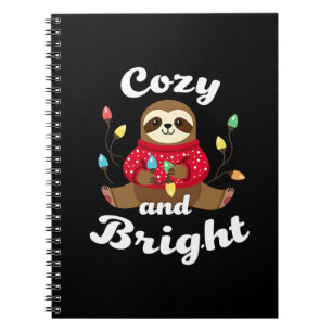 Carnet Lumières de Noël de paresseux confortable et lumin