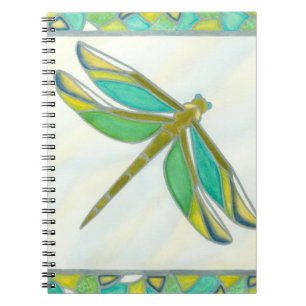 Carnet Lumineuse libellule Pastel par Vanna Lam