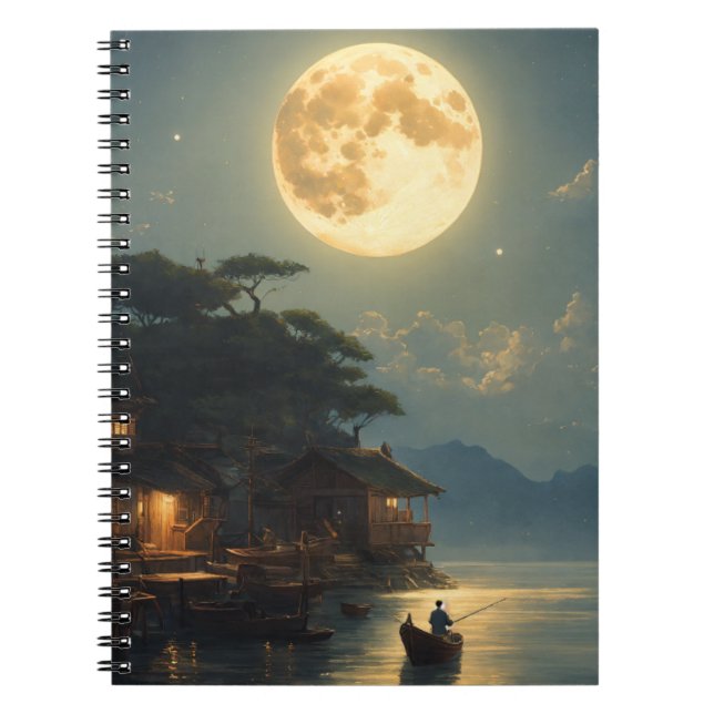 Carnet Lune Sérénité - Libérez votre créativité ! (Devant)