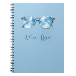 Carnet Lunettes de soleil Blue Skies
