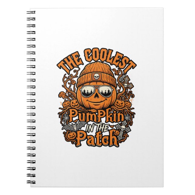 Carnet Lunettes de soleil casquette Halloween Patch de ci (Devant)