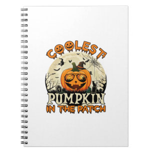 Carnet Lunettes de soleil Coolest Pumpkin Patch Chapeau d
