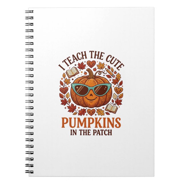 Carnet Lunettes de soleil Halloween Patch Citrouilles Mig (Devant)
